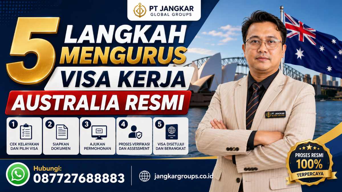 5 Langkah Mengurus Visa Kerja Australia Resmi
