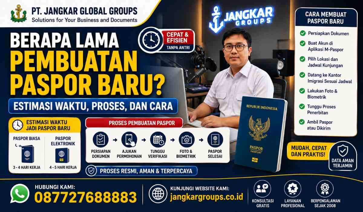 Berapa Lama Pembuatan Paspor Baru Estimasi Waktu, Proses, dan Cara