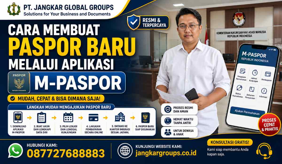 Cara Membuat Paspor Baru Melalui Aplikasi M-Paspor