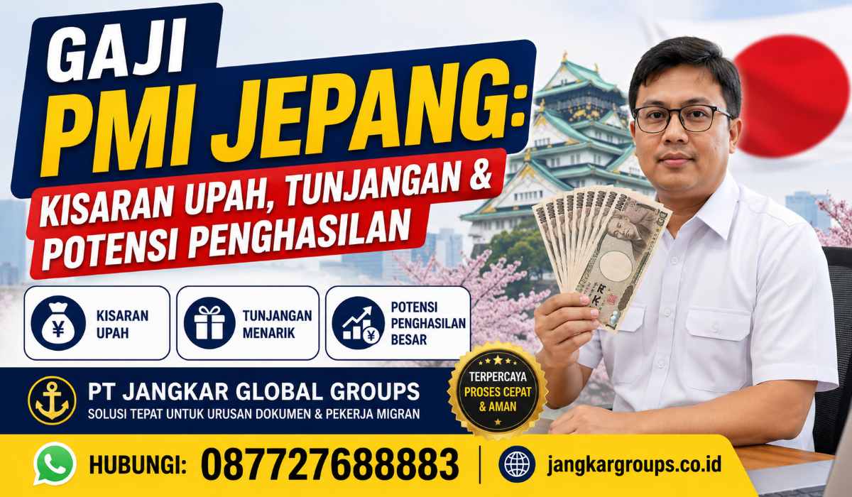 Gaji PMI Jepang: Kisaran Upah, Tunjangan & Potensi Penghasilan