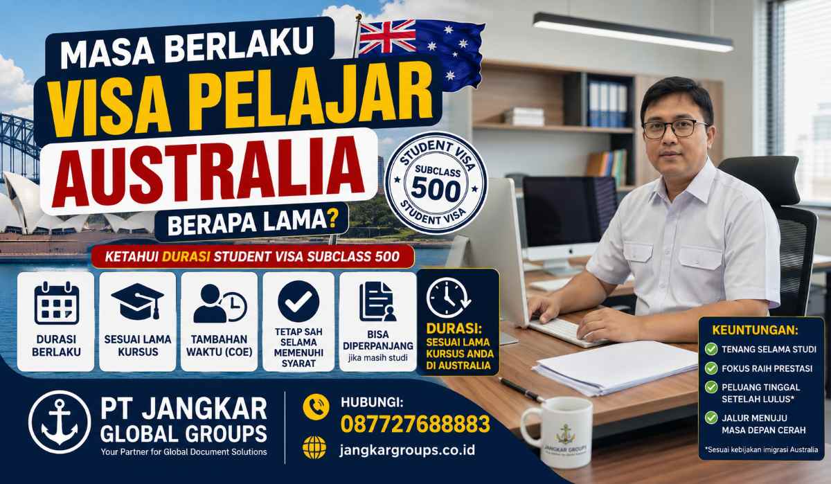 Masa Berlaku Visa Pelajar Australia Berapa Lama Ketahui Durasi Student Visa Subclass 500