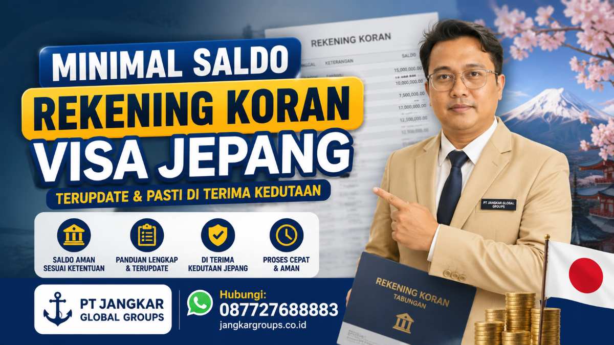 Minimal Saldo Rekening Koran Visa Jepang