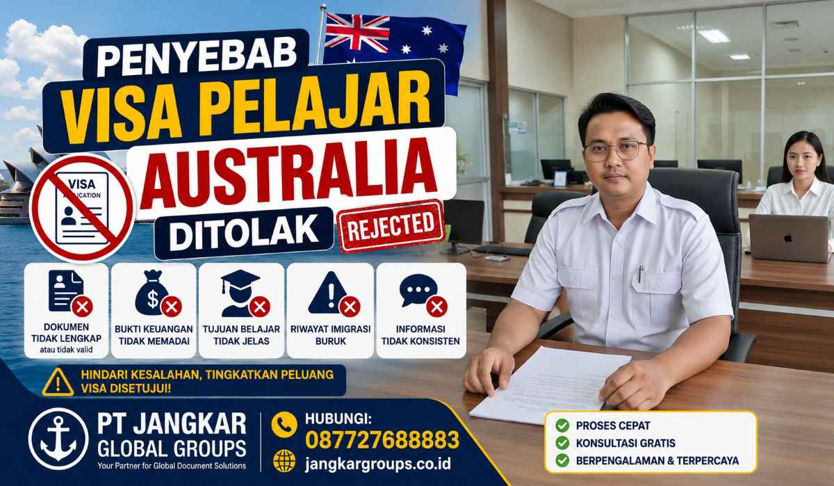 Penyebab Visa Pelajar Australia Ditolak