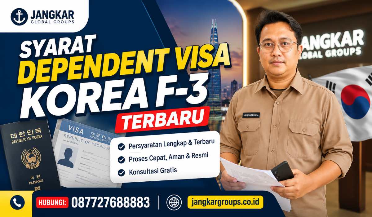 Syarat Dependent Visa Korea F-3 Terbaru