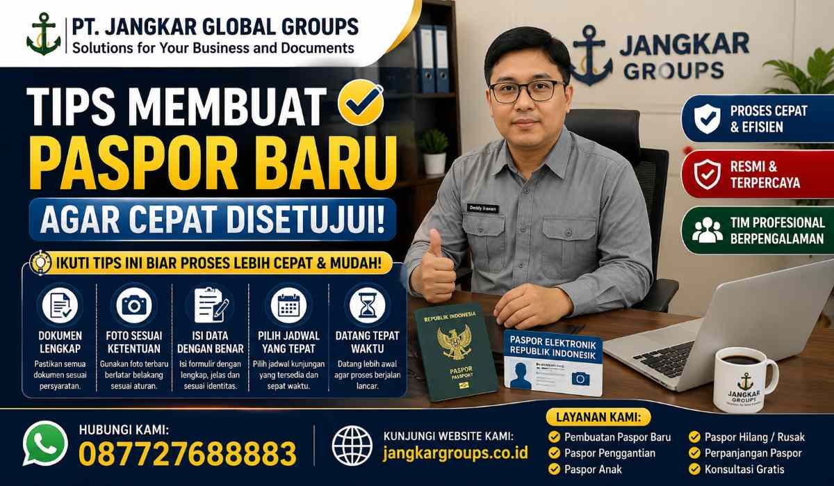 Tips Membuat Paspor Baru Agar Cepat Disetujui