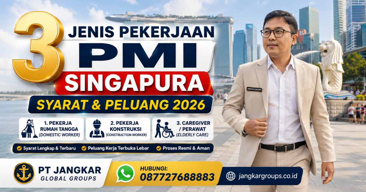 3 Jenis Pekerjaan PMI Singapura Syarat & Peluang 2026