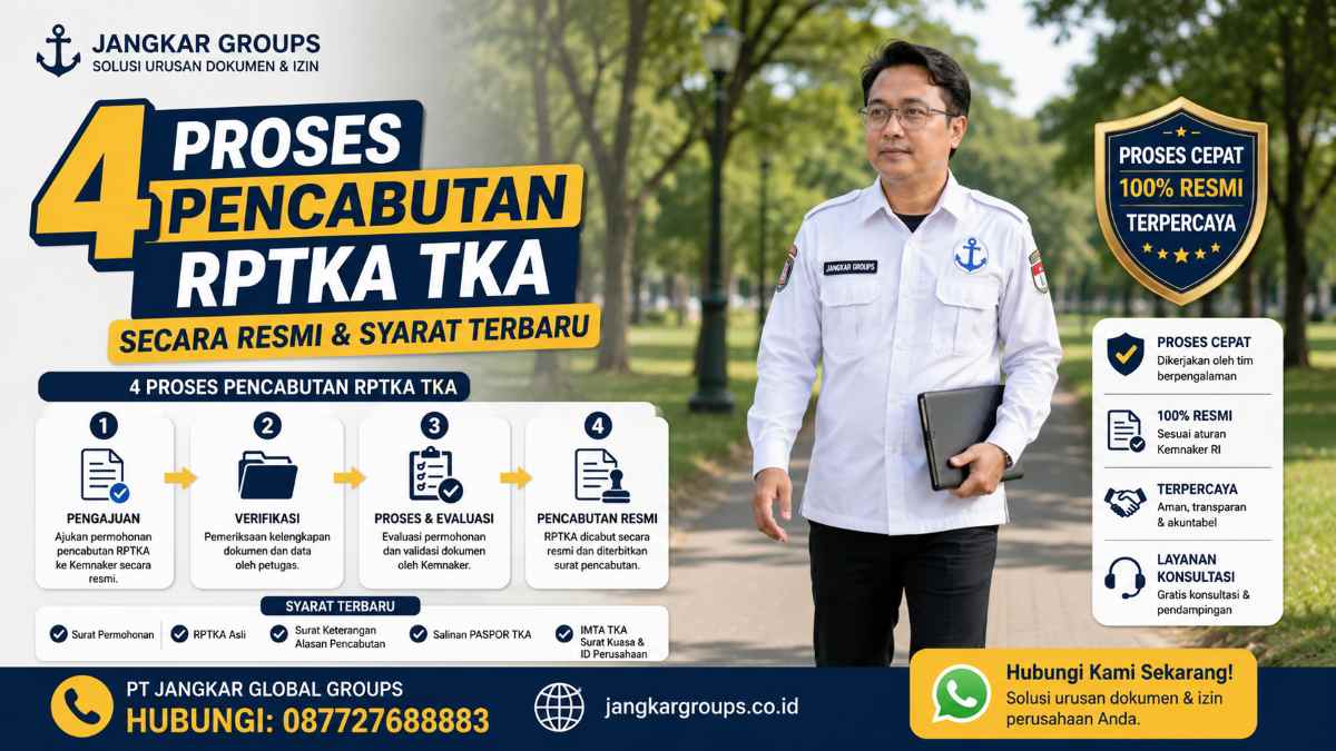 4 Proses Pencabutan RPTKA TKA Secara Resmi & Syarat Terbaru