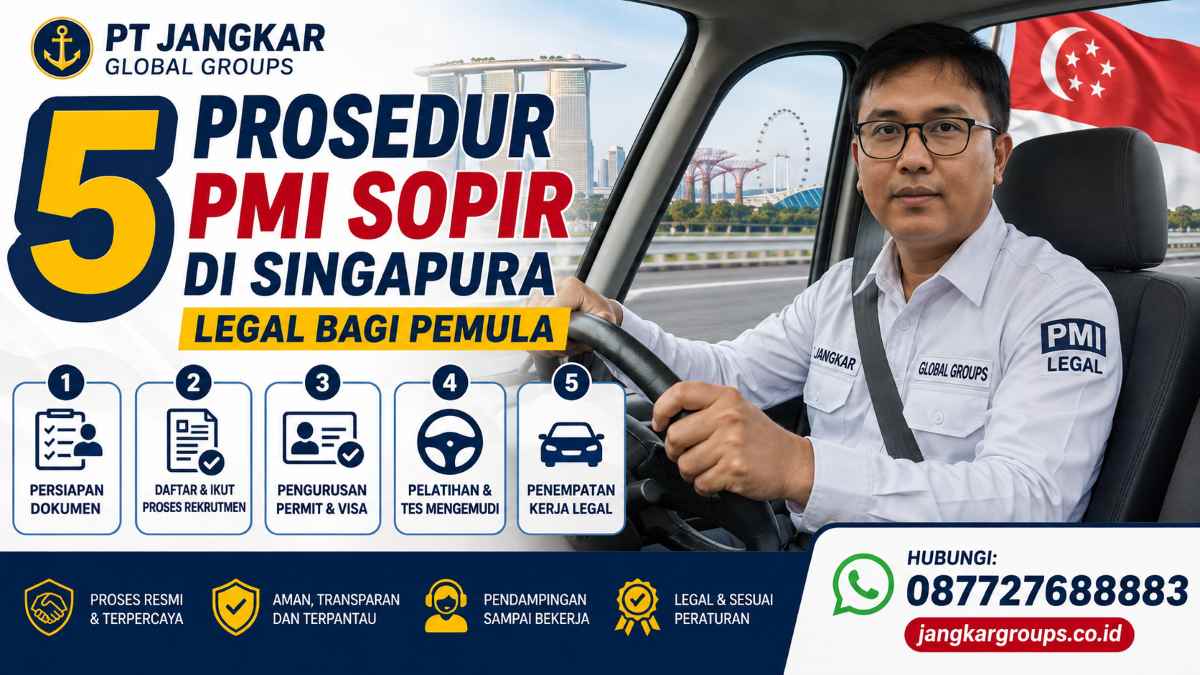 5 Prosedur PMI Sopir di Singapura Legal Bagi Pemula