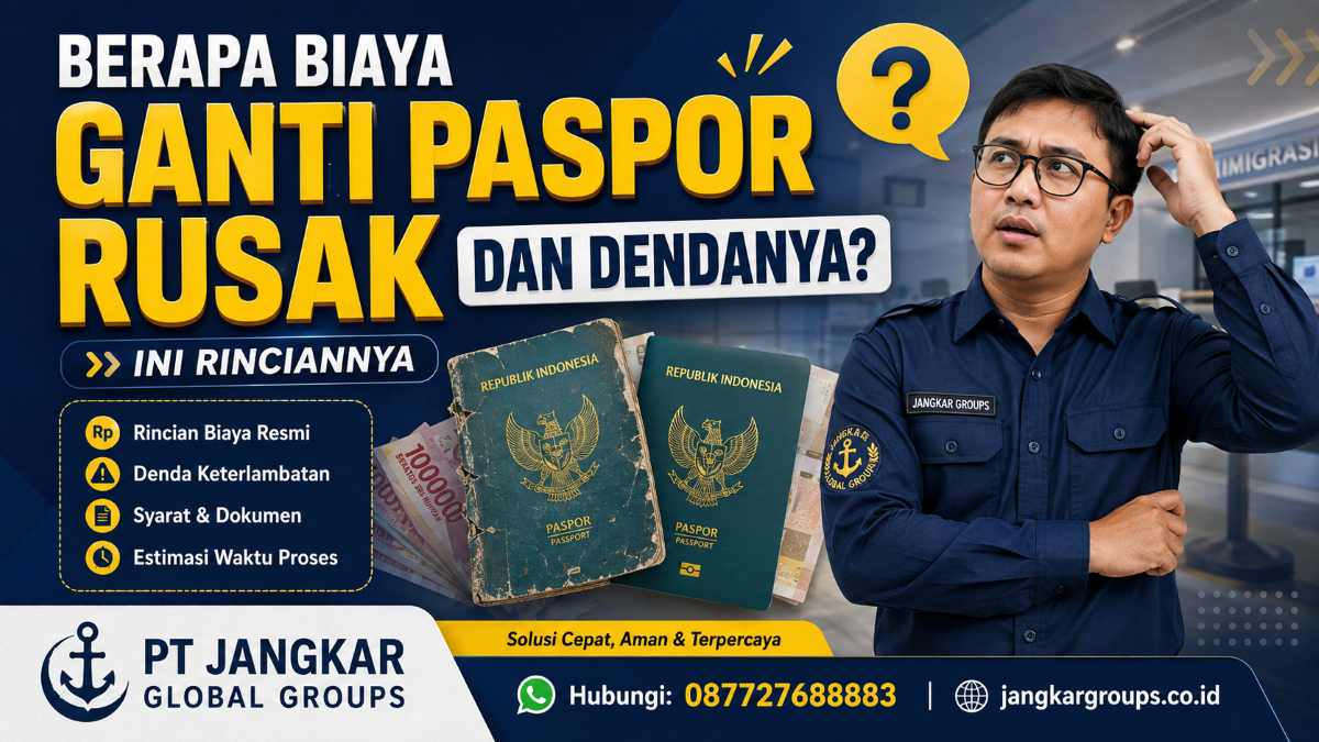 Berapa Biaya Ganti Paspor Rusak dan Dendanya? Ini Rinciannya