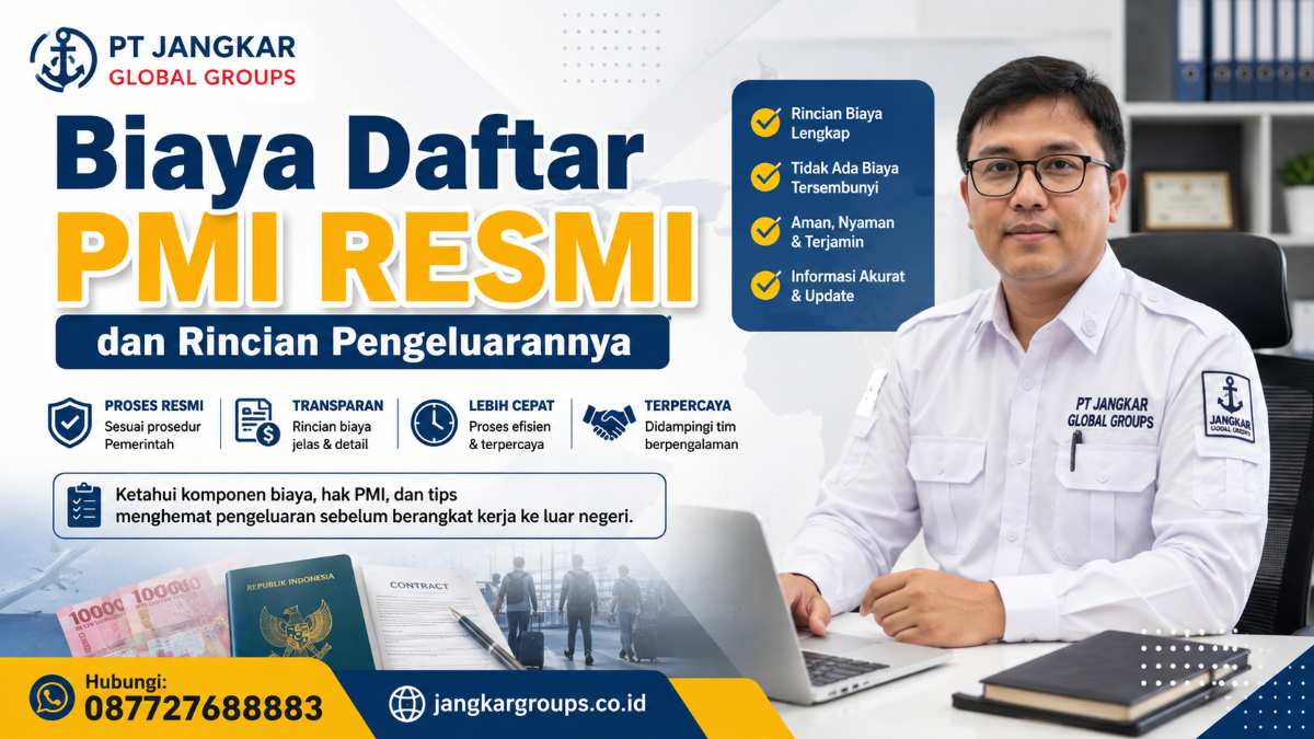 Biaya Daftar PMI Resmi dan Rincian Pengeluarannya