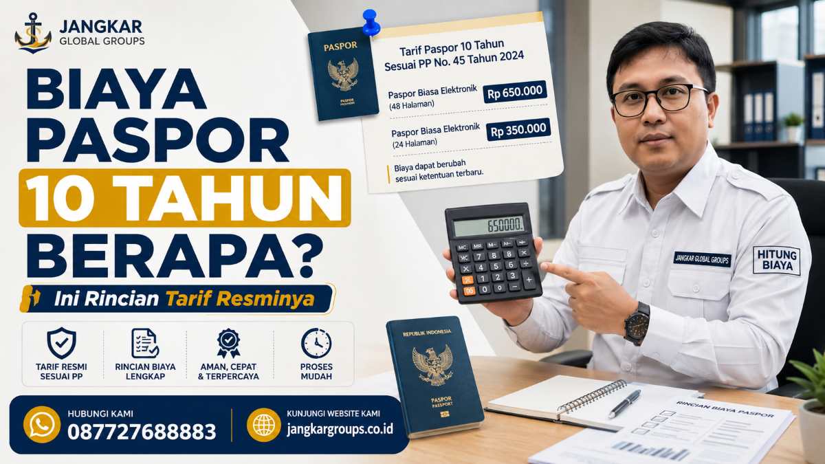 Biaya Paspor 10 Tahun Berapa Ini Rincian Tarif Resminya