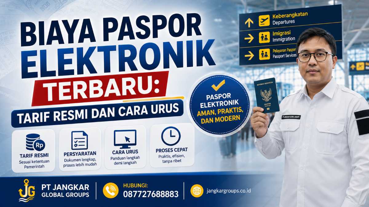 Biaya Paspor Elektronik Terbaru Tarif Resmi dan Cara Urus