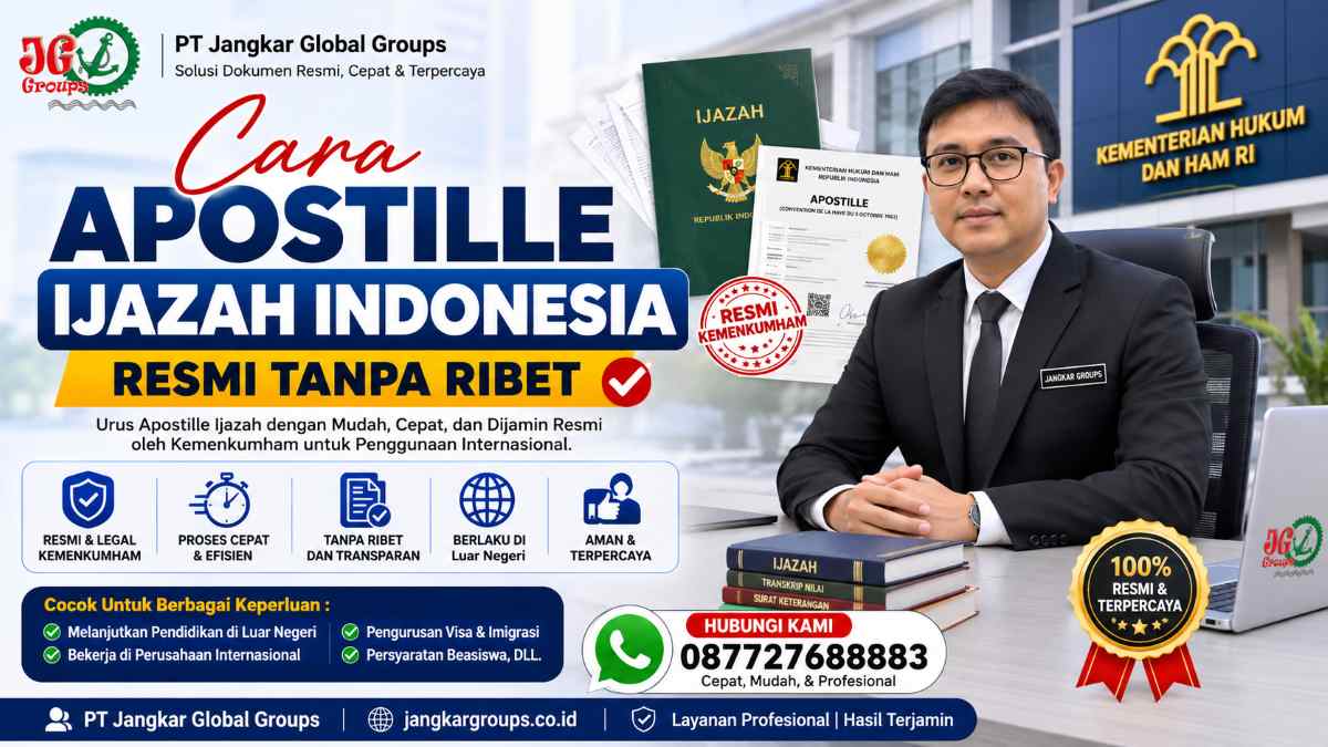 Cara Apostille Ijazah Indonesia Resmi Tanpa Ribet
