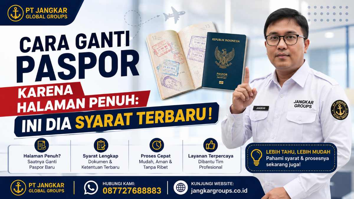 Cara Ganti Paspor Karena Halaman Penuh