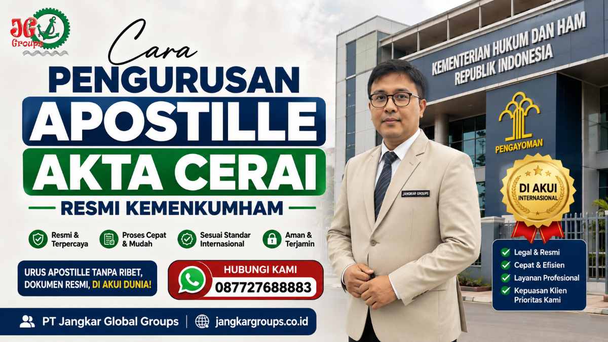 Cara Pengurusan Apostille Akta Cerai Resmi Kemenkumham