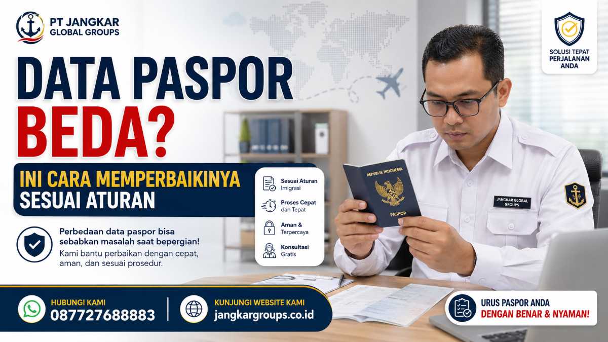 Data Paspor Beda Ini Cara Memperbaikinya Sesuai Aturan