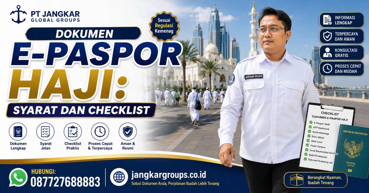 Dokumen E-Paspor Haji Syarat dan Checklist
