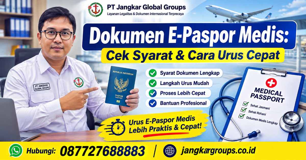 Dokumen E-Paspor Medis Cek Syarat & Cara Urus Cepat