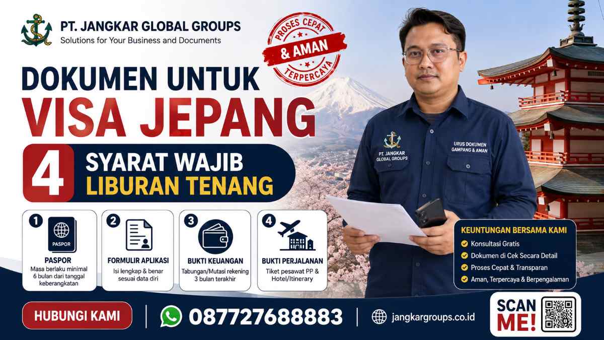 Dokumen Untuk Visa Jepang 4 Syarat Wajib Liburan Tenang