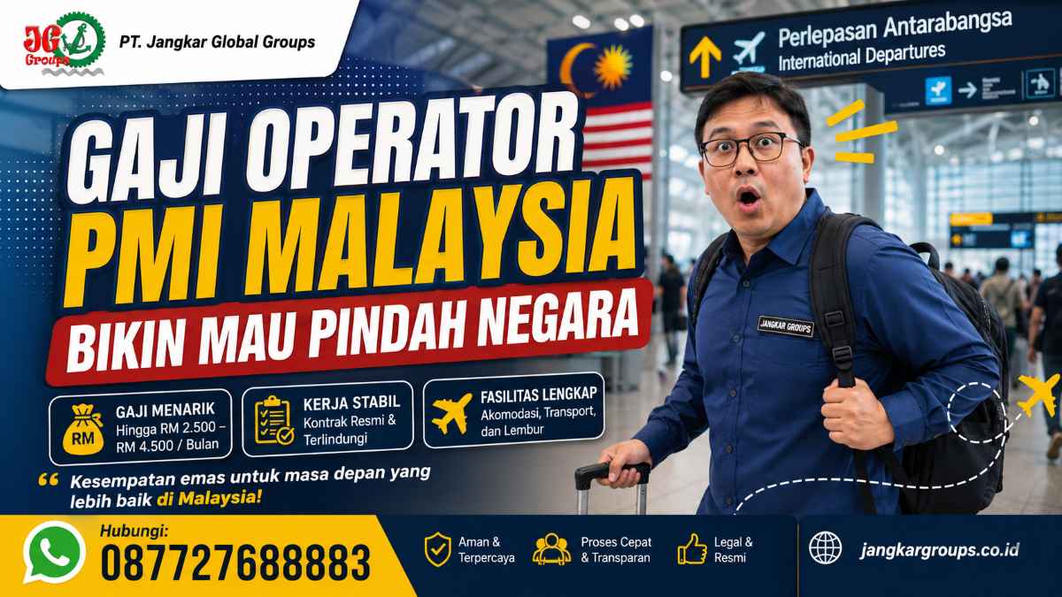 Gaji Operator PMI Malaysia Bikin Mau Pindah Negara