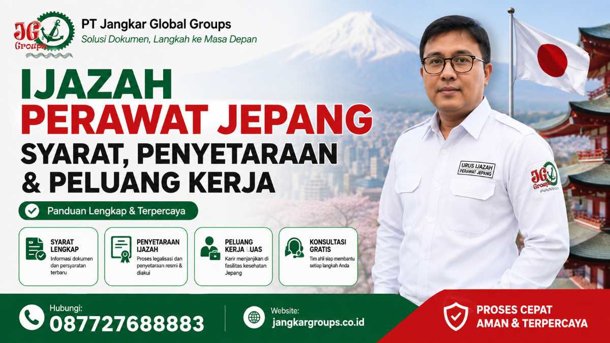 Ijazah Perawat Jepang Syarat, Penyetaraan & Peluang Kerja