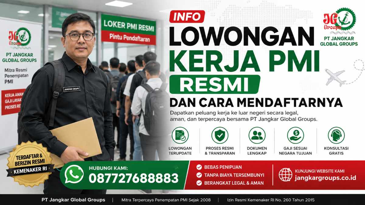 Info Lowongan Kerja PMI Resmi dan Cara Mendaftarnya