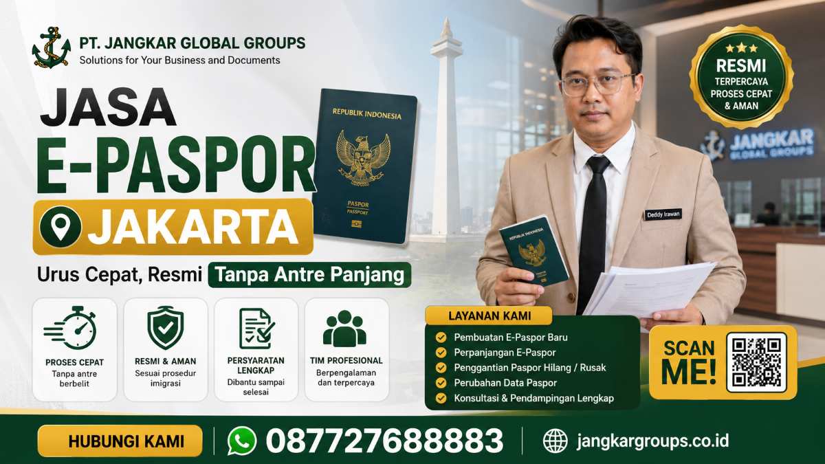 Jasa E-Paspor Jakarta Urus Cepat, Resmi Tanpa Antre Panjang