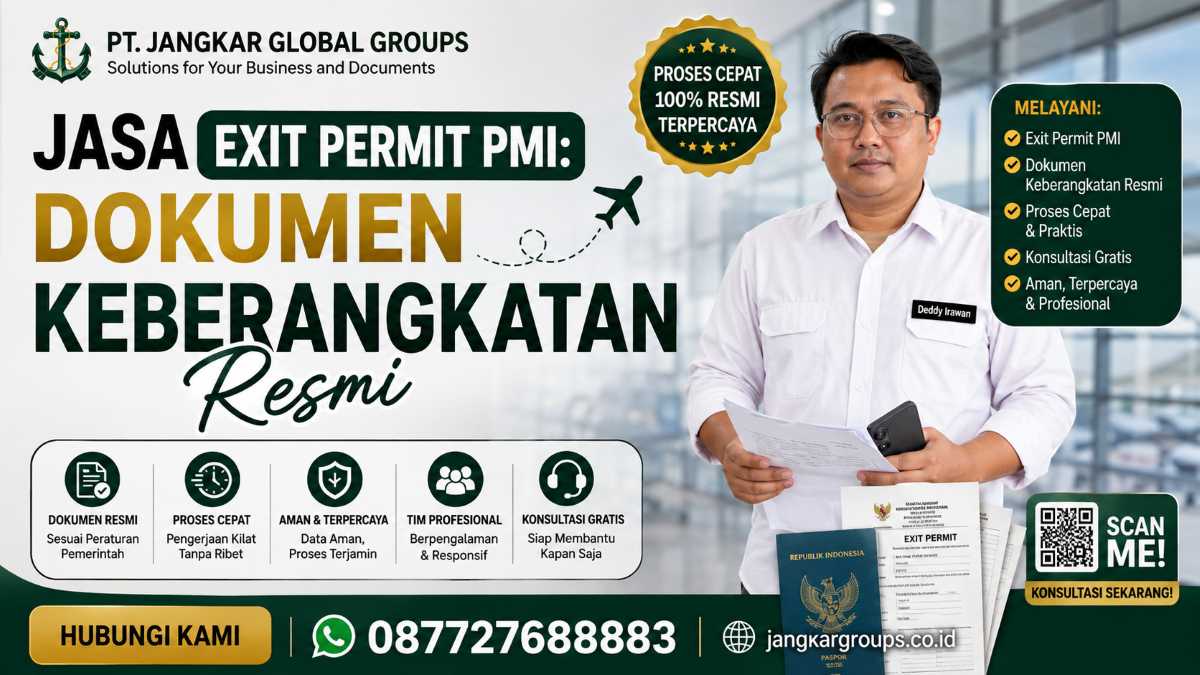 Jasa Exit Permit PMI Dokumen Keberangkatan Resmi