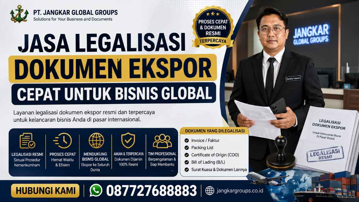 Jasa Legalisasi Dokumen Ekspor Cepat untuk Bisnis Global