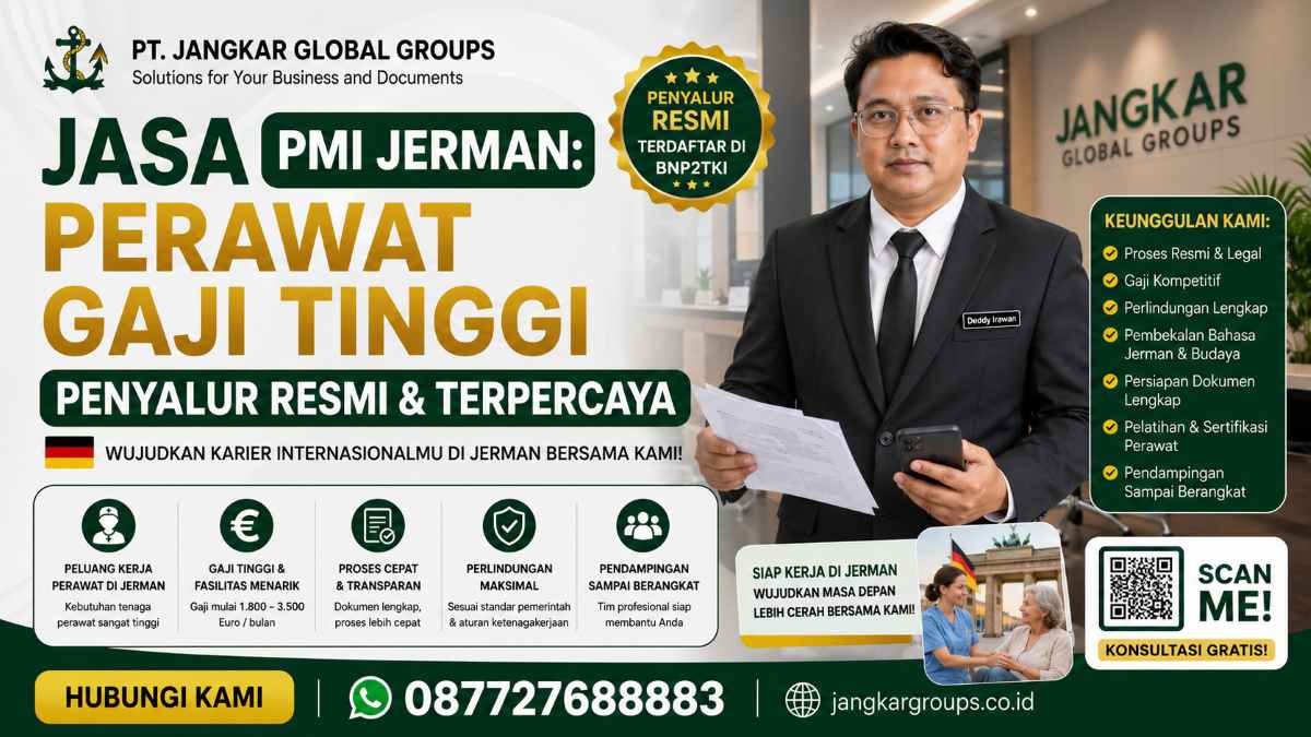 Jasa PMI Jerman Perawat Gaji Tinggi Penyalur Resmi