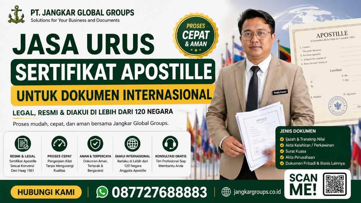 Jasa Urus Sertifikat Apostille untuk Dokumen Internasional