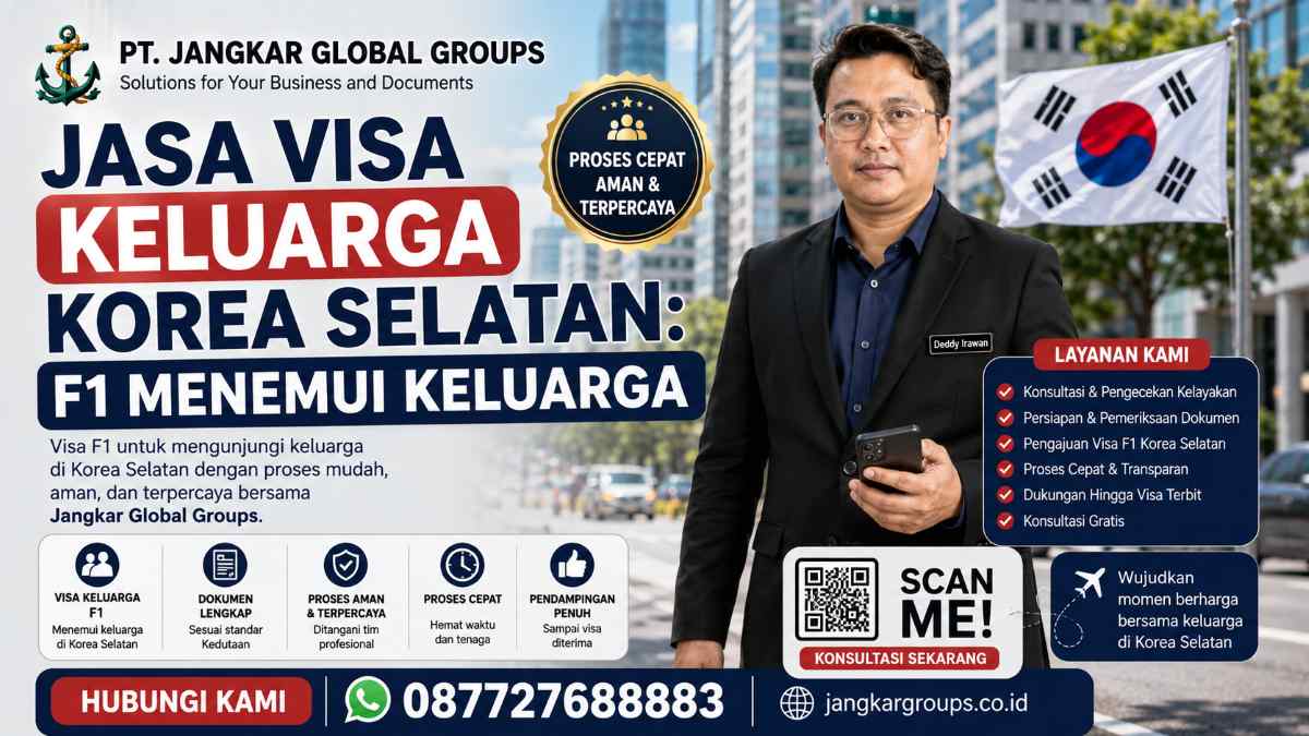 Jasa Visa Keluarga Korea Selatan F1 Menemui Keluarga