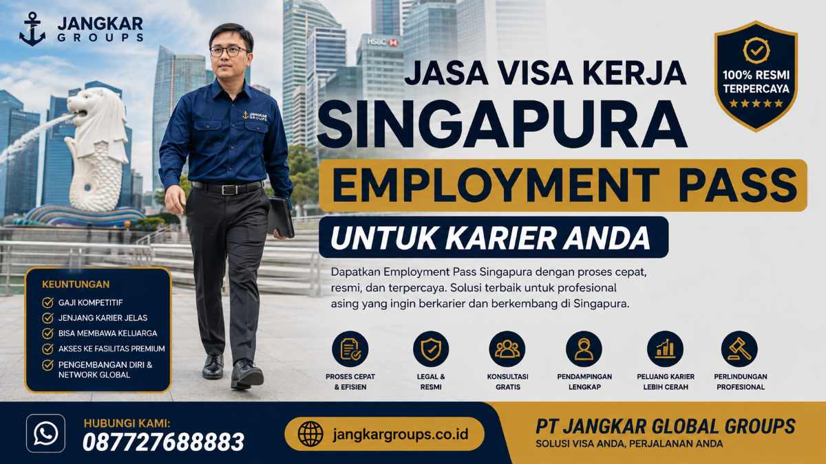 Jasa Visa Kerja Singapura Employment Pass untuk Karier