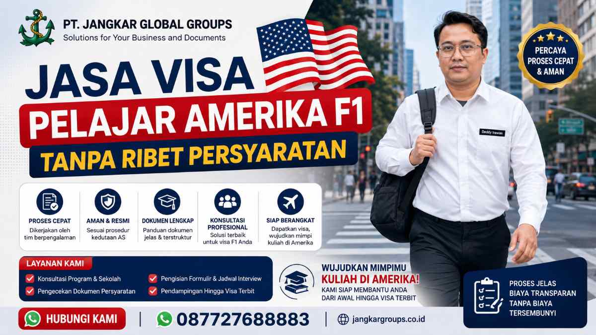Jasa Visa Pelajar Amerika F1 Tanpa Ribet Persyaratan