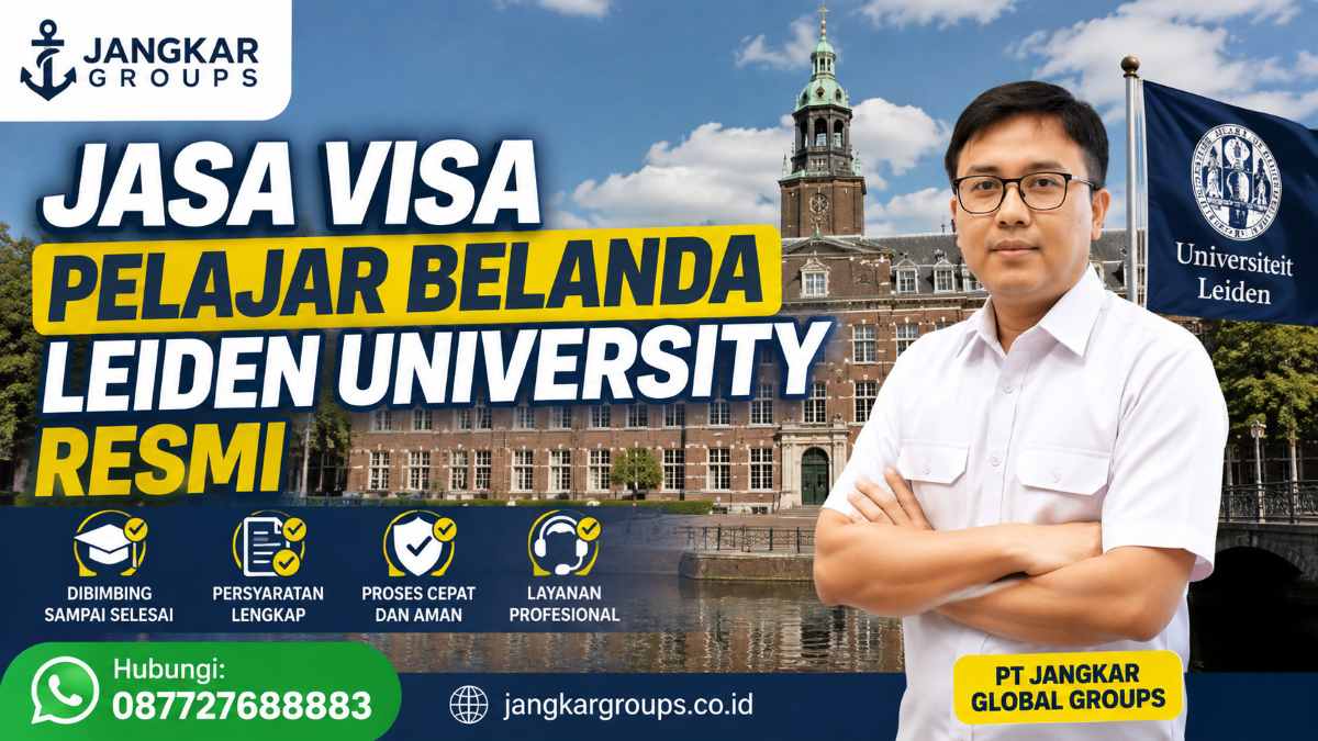 Jasa Visa Pelajar Belanda Leiden University Resmi