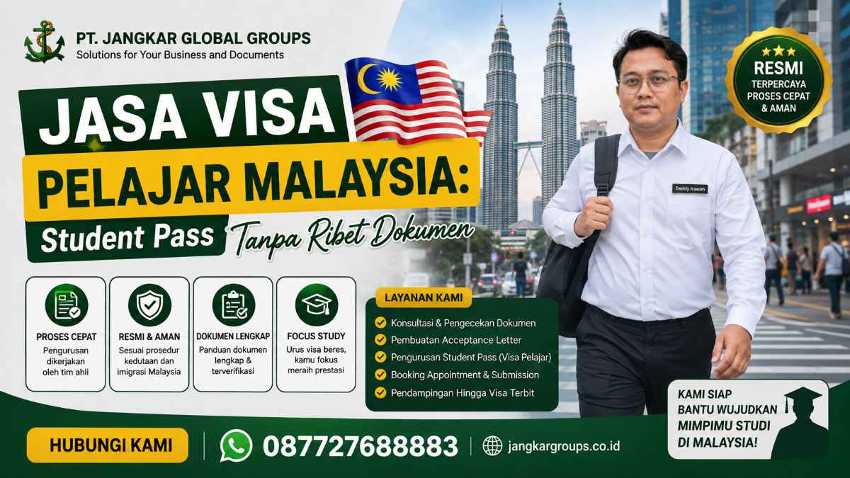 Jasa Visa Pelajar Malaysia Student Pass Tanpa Ribet Dokumen