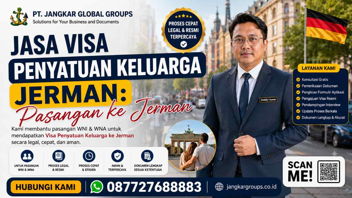 Jasa Visa Penyatuan Keluarga Jerman Pasangan ke Jerman