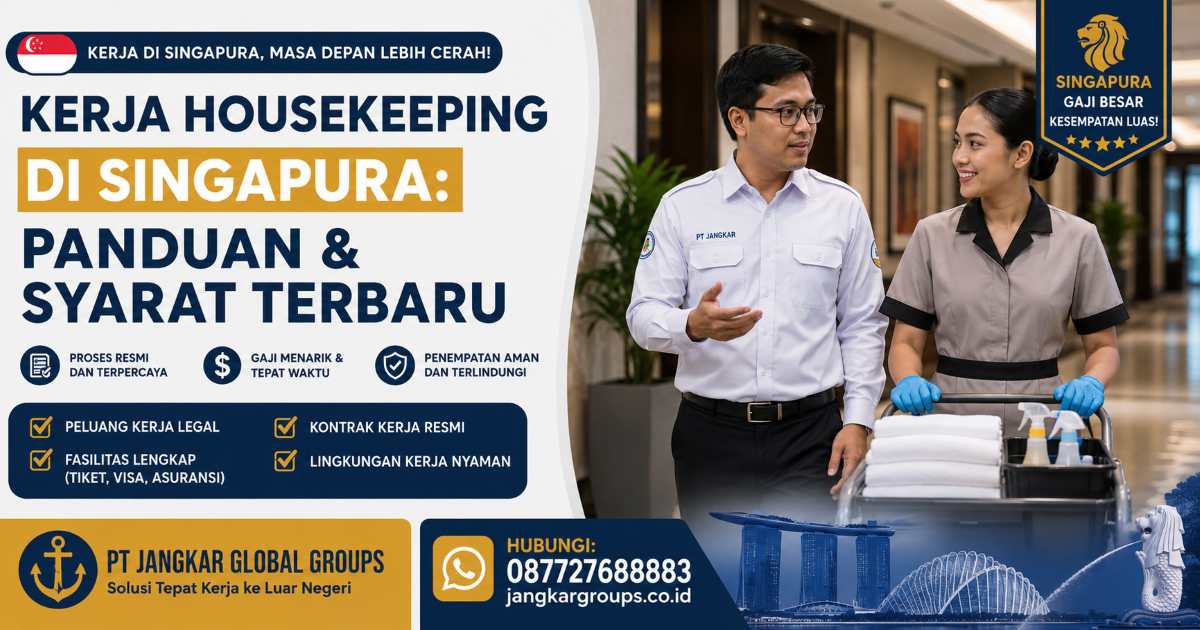 Kerja Housekeeping di Singapura Panduan & Syarat Terbaru