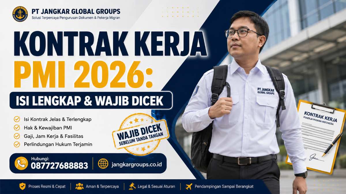 Kontrak Kerja PMI 2026 Isi Lengkap & Wajib Dicek