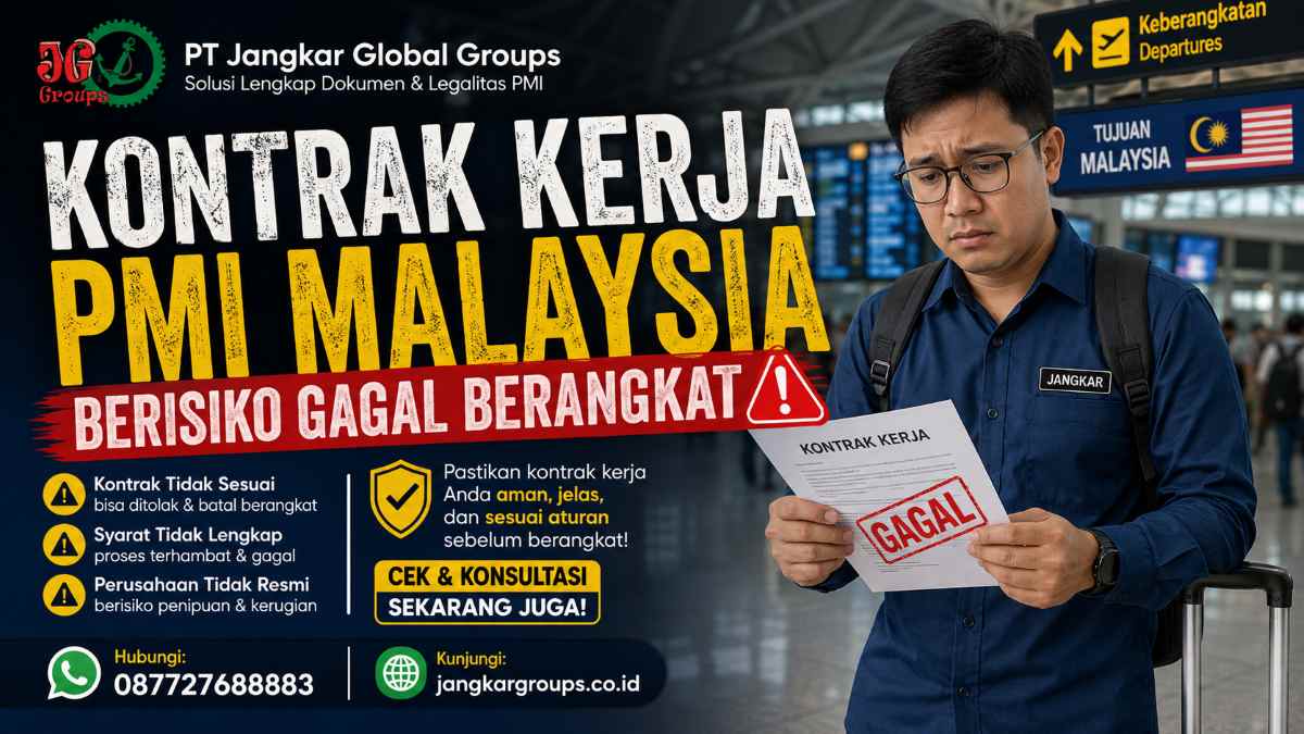 Kontrak Kerja PMI Malaysia Berisiko Gagal Berangkat