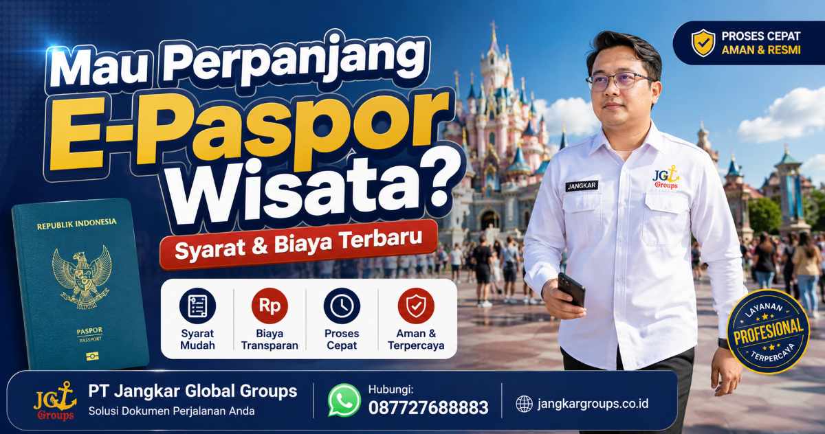 Mau Perpanjang E-Paspor Wisata Syarat & Biaya Terbaru