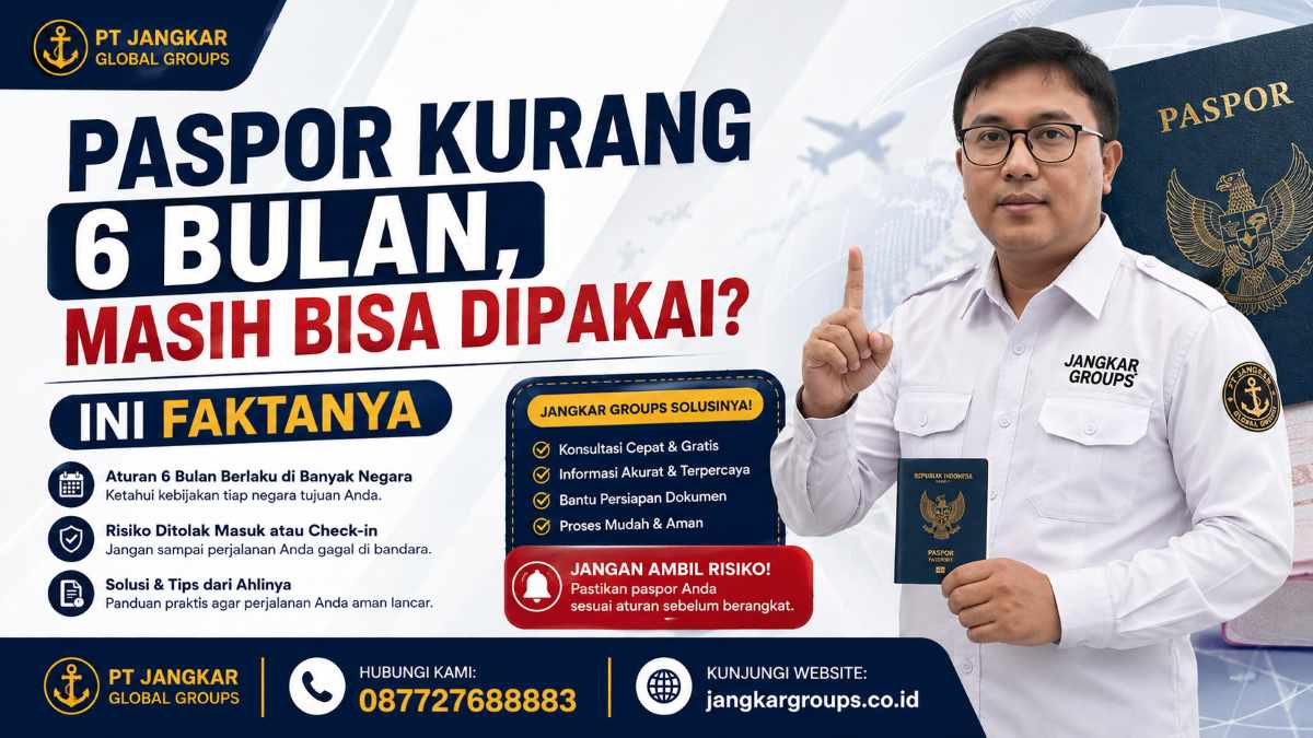 Paspor Kurang 6 Bulan Masih Bisa Dipakai