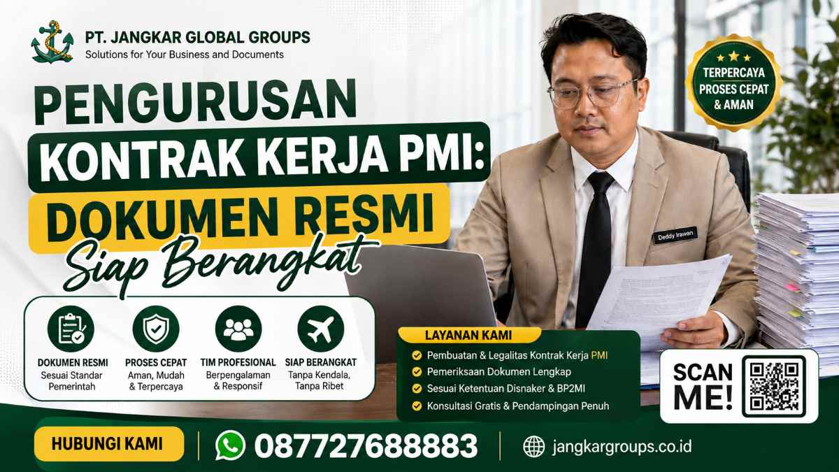 Pengurusan Kontrak Kerja PMI Dokumen Resmi Siap Berangkat