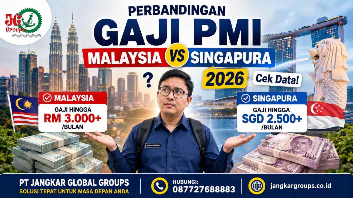 Perbandingan Gaji PMI Malaysia Singapura 2026, Cek Data