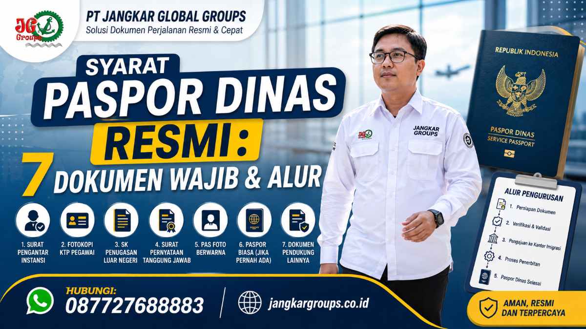 Syarat Paspor Dinas Resmi 7 Dokumen Wajib & Alur