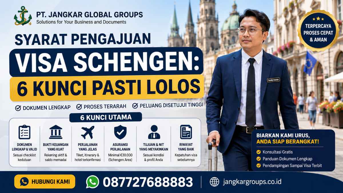 Syarat Pengajuan Visa Schengen 6 Kunci Pasti Lolos