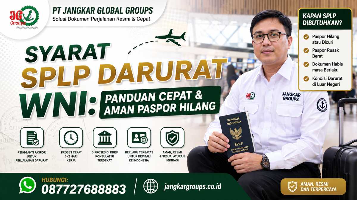 Syarat SPLP Darurat WNI Panduan Cepat & Aman Paspor Hilang