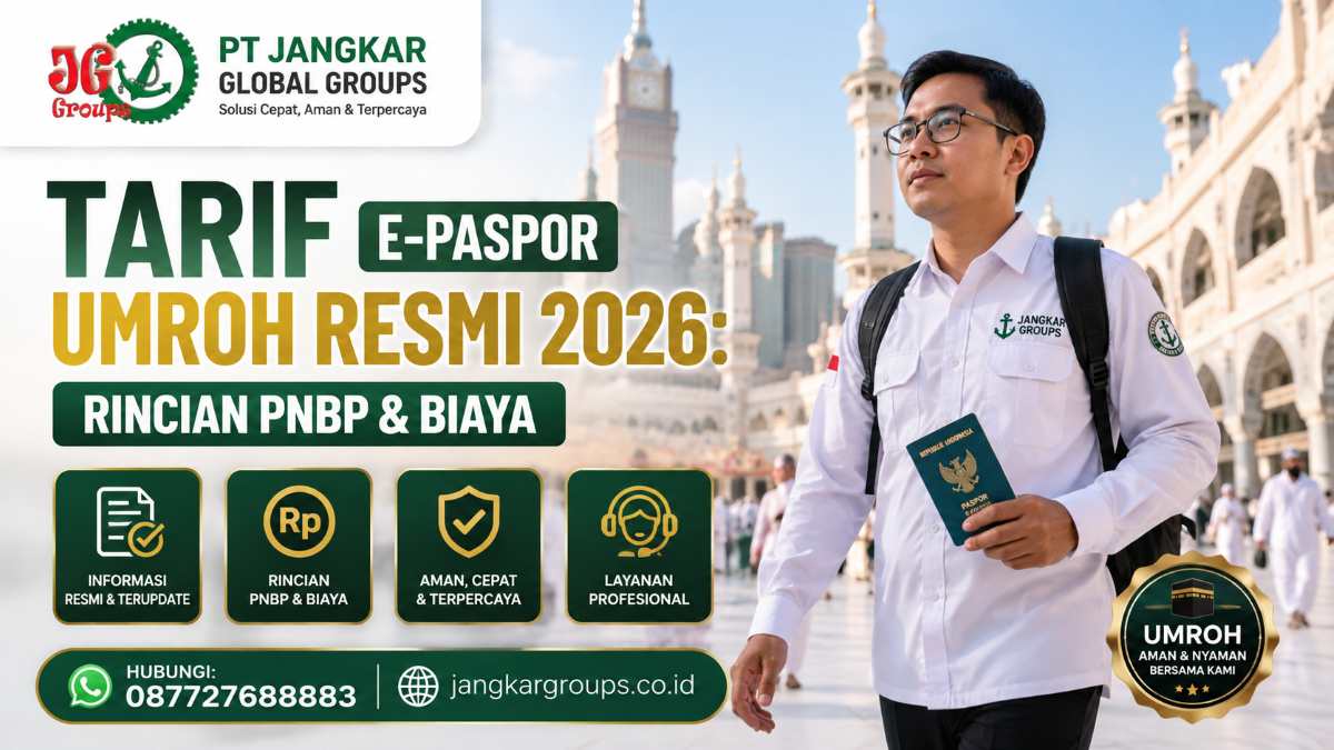 Tarif E-Paspor Umroh Resmi 2026 Rincian PNBP & Biaya