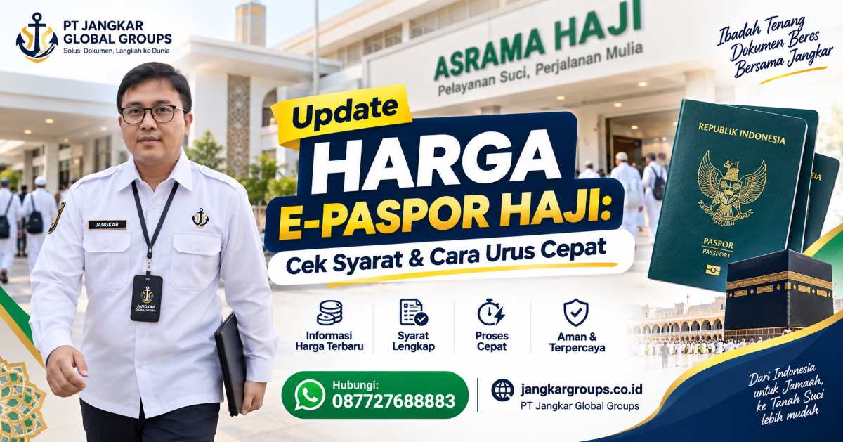 Update Harga E-Paspor Haji Cek Syarat & Cara Urus Cepat