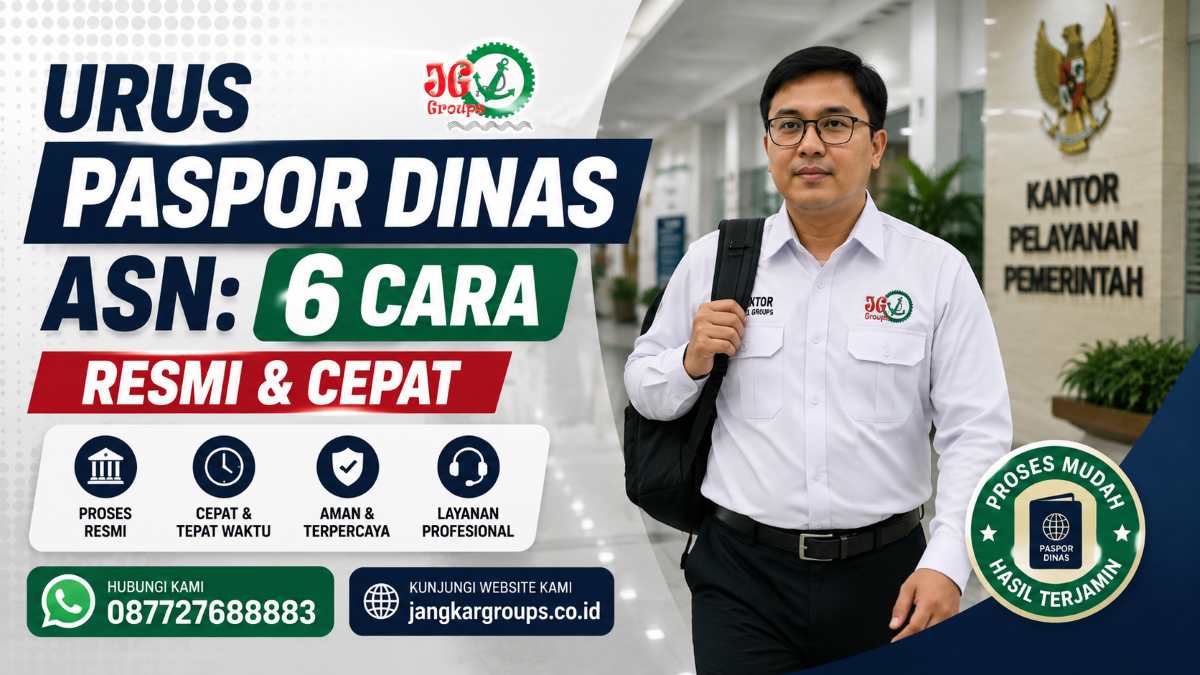 Urus Paspor Dinas ASN 6 Cara Resmi & Cepat